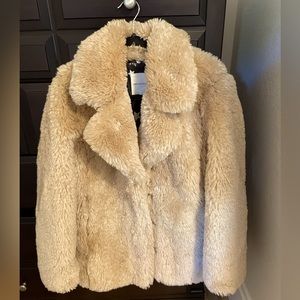 Avec Les Filles Faux Fur Coat